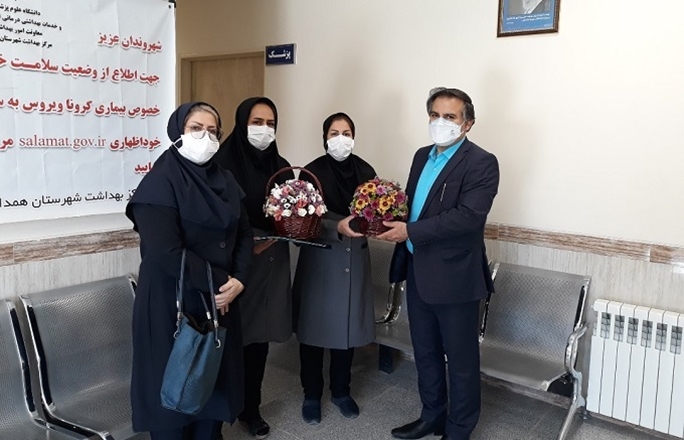نکوداشت روز ملی بهورز در مرکز بهداشت شهرستان همدان